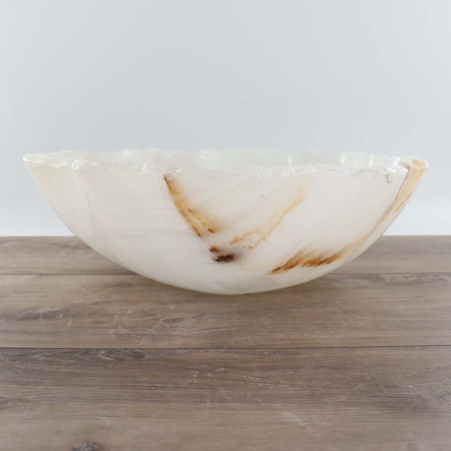 Mexican Onyx/Calcite Bowl 17"