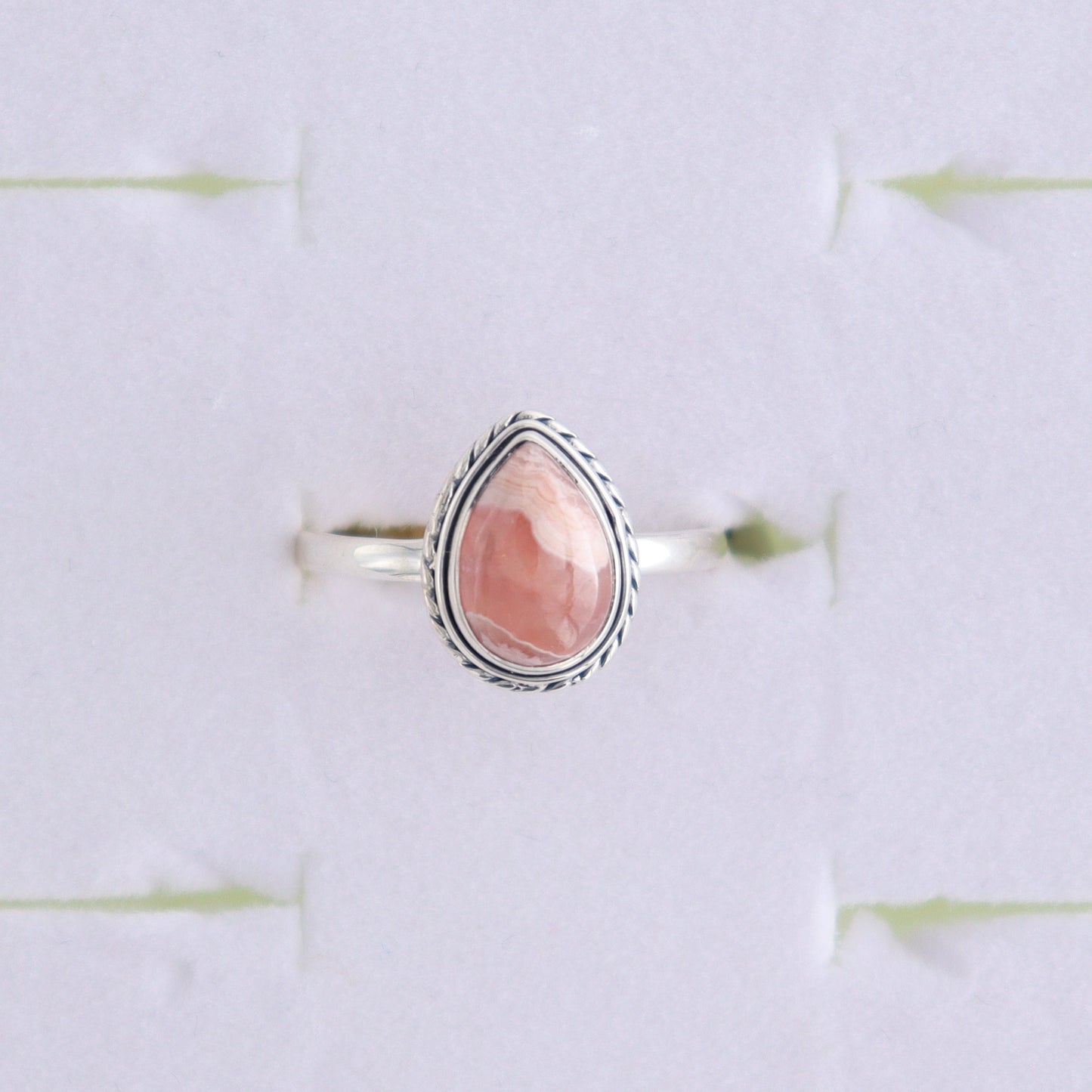 Rhodochrosite Rings Set of 7 (Ring Holders Not Included) - Expert Wholesale and Supplier of Wholesale Crystals & Bulk Gemstones, ["Rhodochrosite","Ring","rings","sterling silver"]