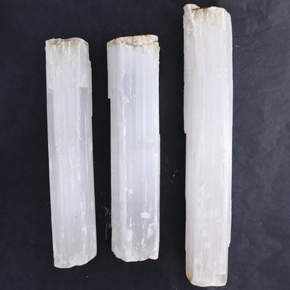 Selenite Logs Set of 3 - Expert Wholesale and Supplier of Wholesale Crystals & Bulk Gemstones, ["logs","selenite"]