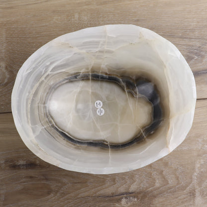 Mexican Onyx/Calcite Bowl 10"
