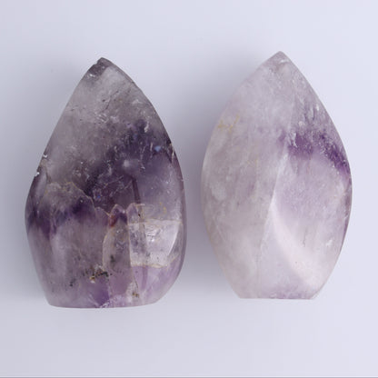 Imperfect Amethyst Flames Set of 4 - Expert Wholesale and Supplier of Wholesale Crystals & Bulk Gemstones, ["Amethyst","Brazil","close_30","flames"]