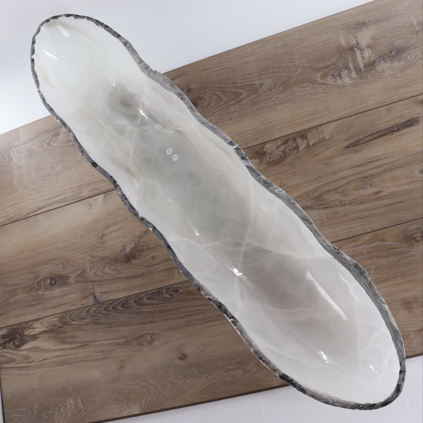 Mexican Onyx/Calcite Canoe Bowl