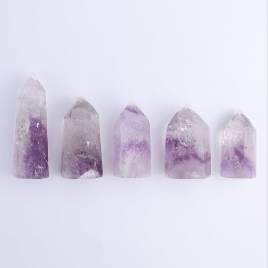 Amethyst Towers Set of 5 - Expert Wholesale and Supplier of Wholesale Crystals & Bulk Gemstones, ["Amethyst","Brazil","Towers"]