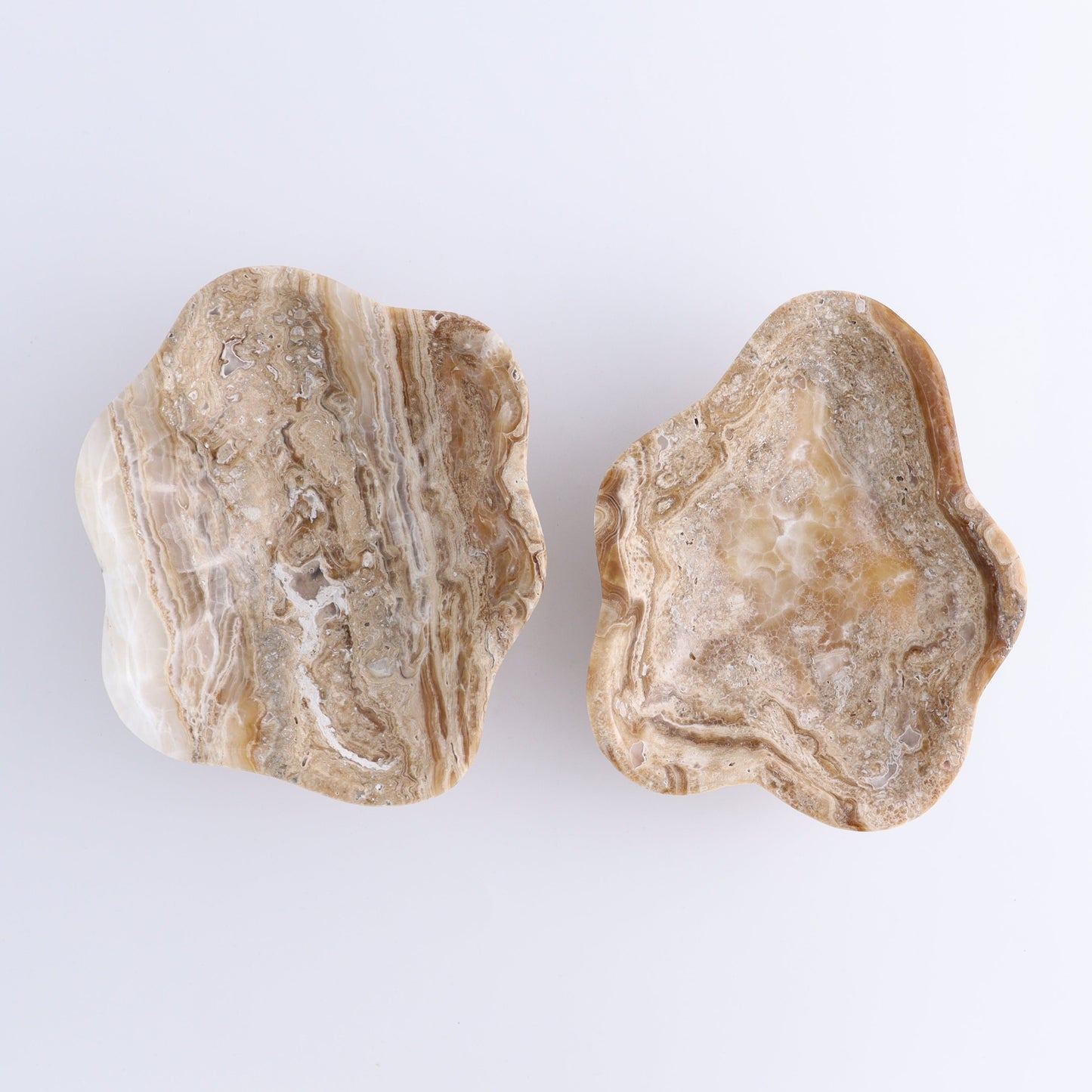 One Mexican Onyx/Calcite Honey Irregular Bowl - Expert Wholesale and Supplier of Wholesale Crystals & Bulk Gemstones, ["bowl","Bowls","Calcite","Catalog Onyx","Decorative Dish","Mexico","onyx"]