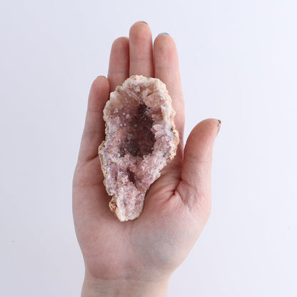 Pink Amethyst Clusters Set of 9
