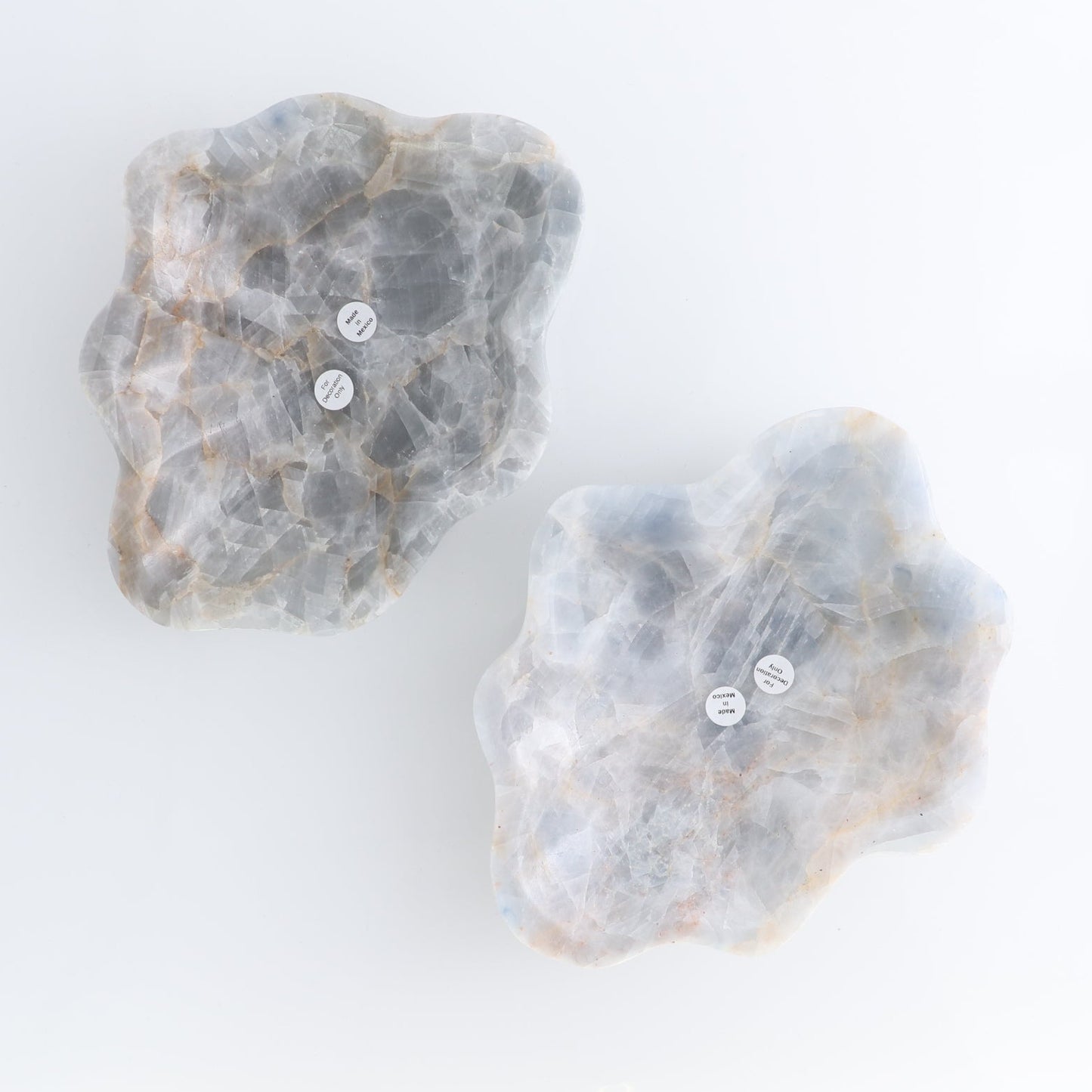 One Blue Calcite Bowl