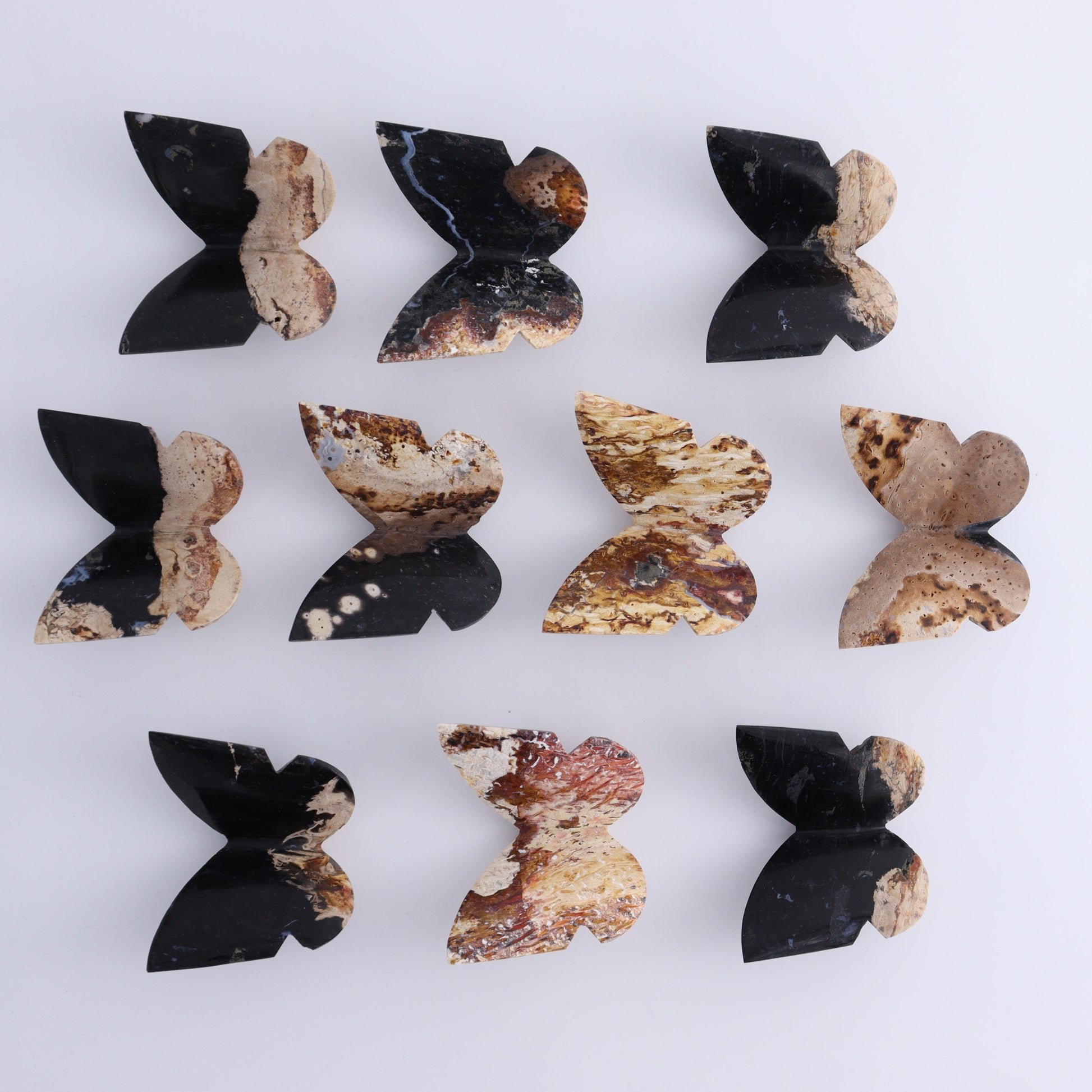 One Palm Root Agate Butterfly - Expert Wholesale and Supplier of Wholesale Crystals & Bulk Gemstones, ["Agate","Butterflies","Butterfly","Palm Root"]