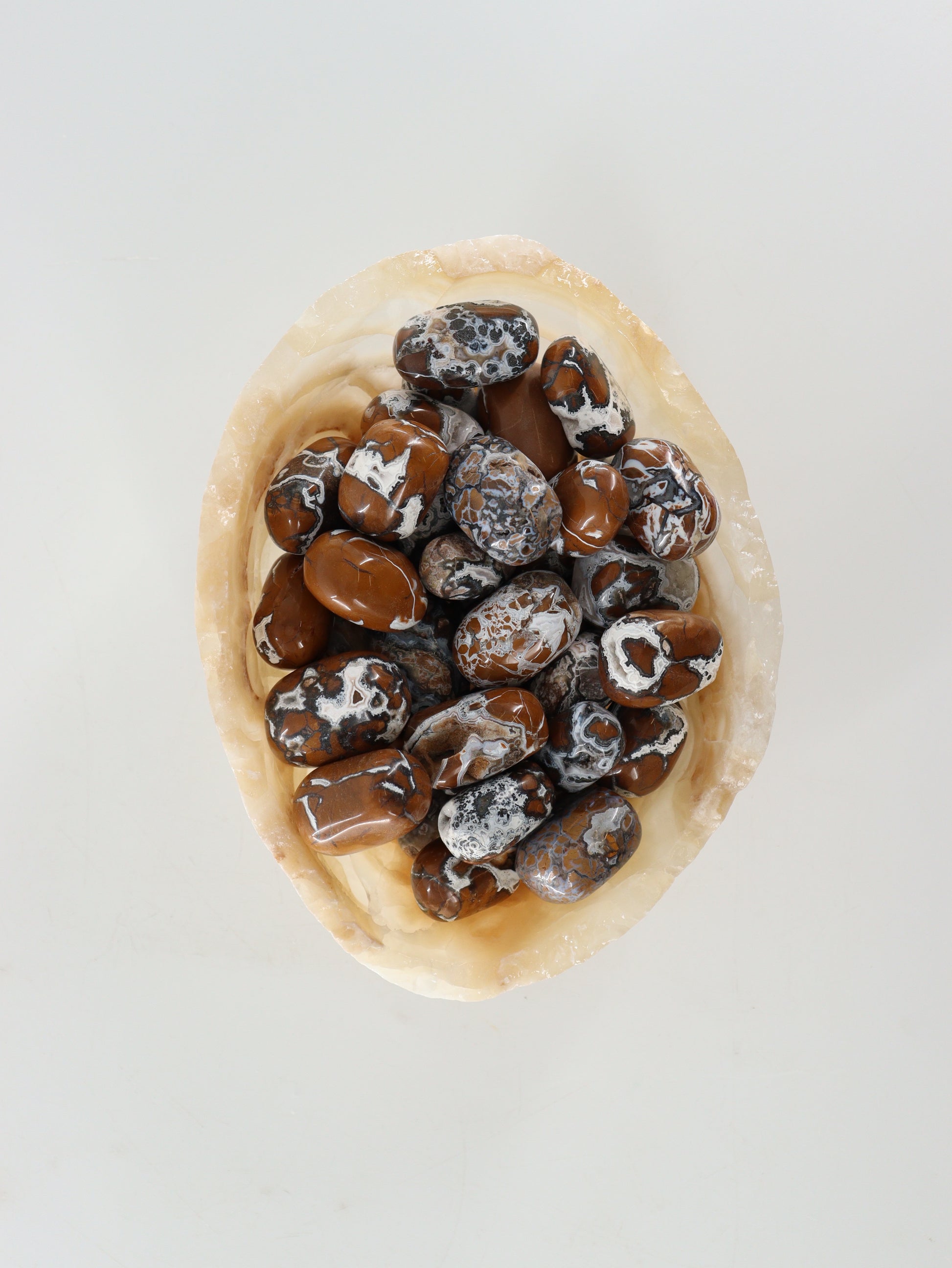 1 Kg Brecciated Jasper Tumbles - Expert Wholesale and Supplier of Wholesale Crystals & Bulk Gemstones, []