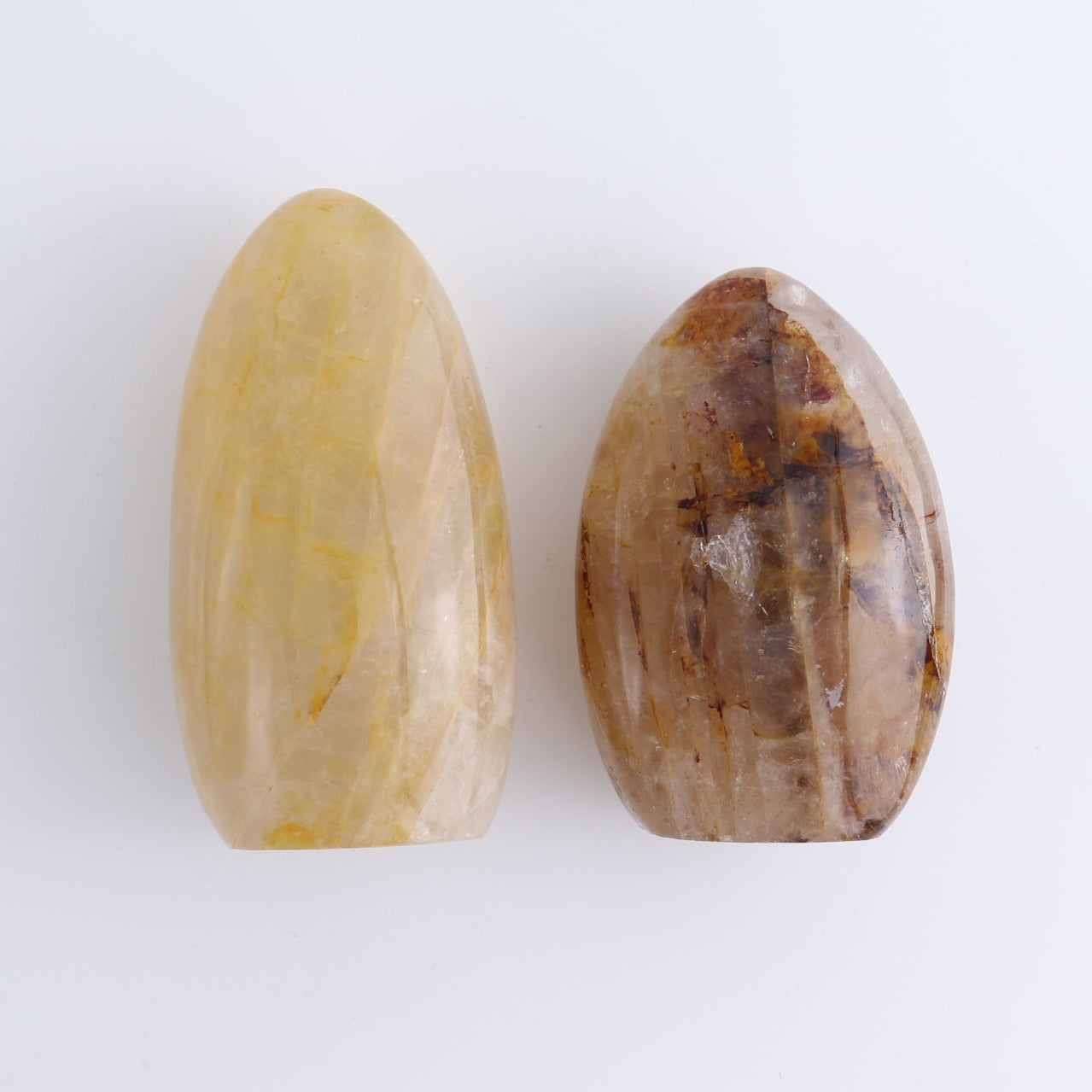 Golden Hematite Quartz Freeforms Set of 5 | Mi Esperanza Minerals | Supplier of Crystals and Onyx