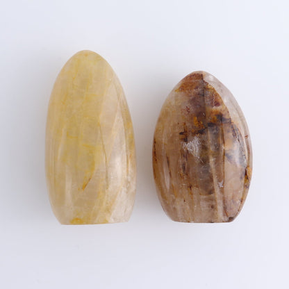 Golden Hematite Quartz Freeforms Set of 5 | Mi Esperanza Minerals | Supplier of Crystals and Onyx