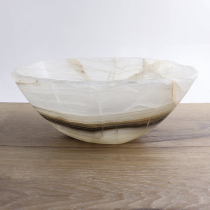 Mexican Onyx/Calcite Bowl 10"