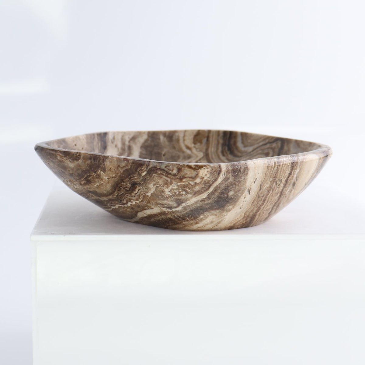 Mexican Onyx/Calcite Chocolate Bowls Set of 3