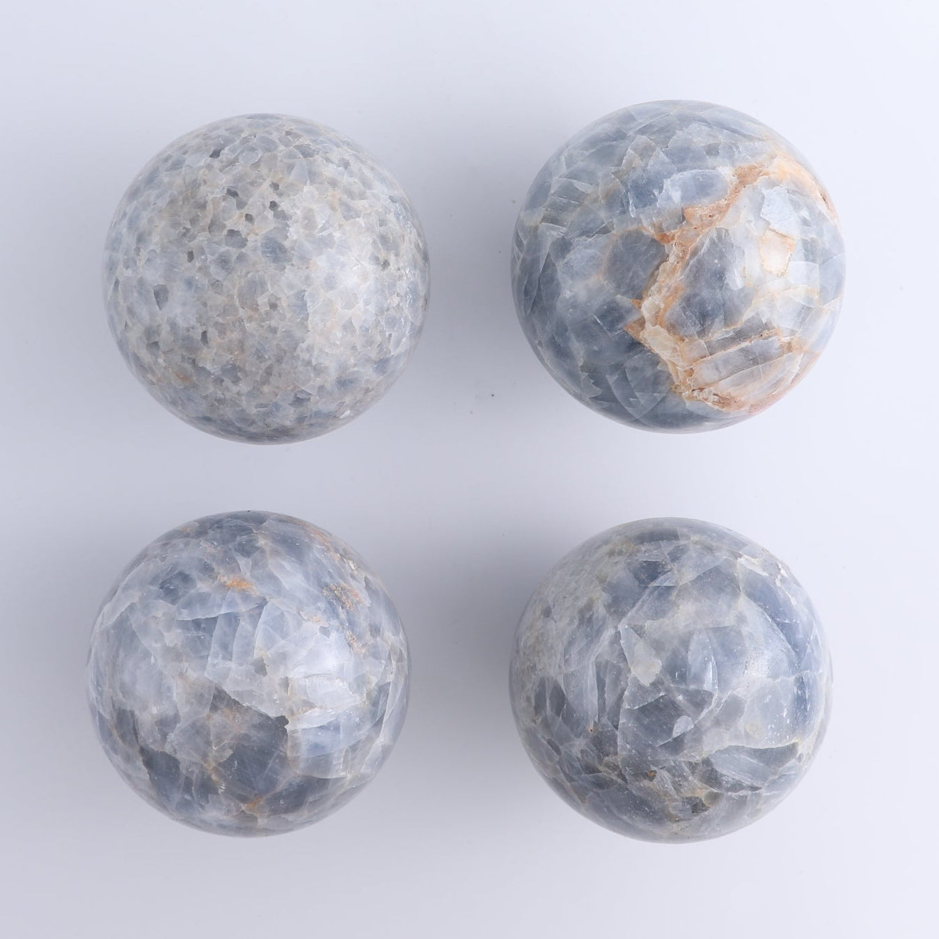 One Large Sphere Blue Calcite