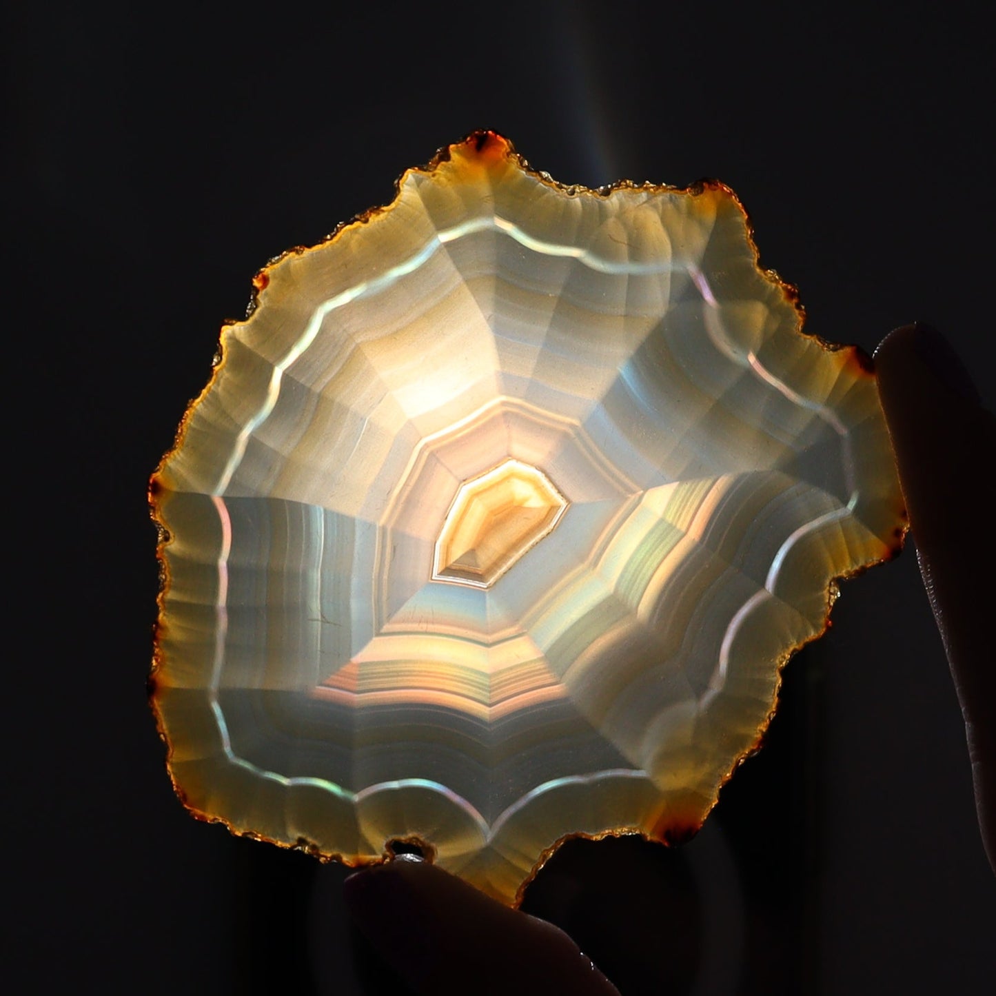 Iris Agate Slices Set of 6 - Expert Wholesale and Supplier of Wholesale Crystals & Bulk Gemstones, ["Agate","Iris Agate","Slices and Slabs"]