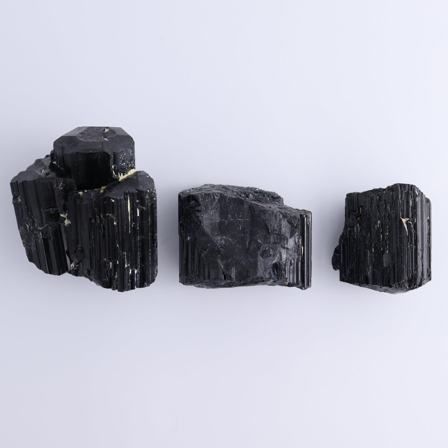 Black Tourmaline Roughs Set of 6 - Expert Wholesale and Supplier of Wholesale Crystals & Bulk Gemstones, ["Black Tourmaline","Madagascar","Rough","Tourmaline"]
