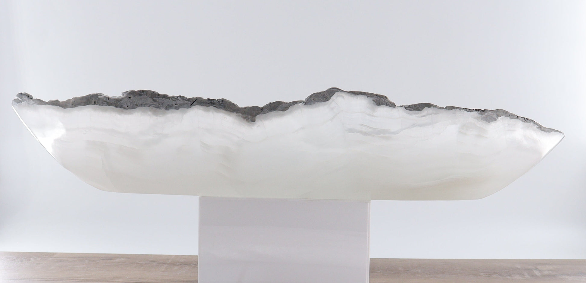 Mexican Onyx/Calcite Canoe Bowl - Expert Wholesale and Supplier of Wholesale Crystals & Bulk Gemstones, ["Bowls","Calcite","canoe","Mexico","onyx"]