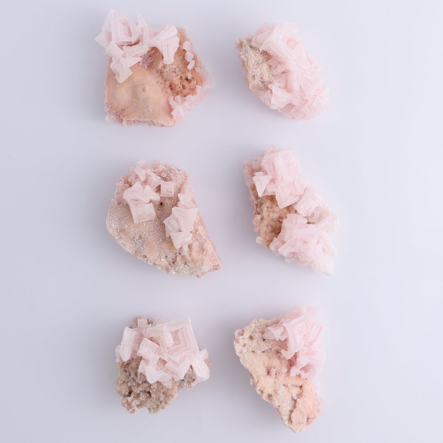 Searles Lake Halite Flat of 6 - Expert Wholesale and Supplier of Wholesale Crystals & Bulk Gemstones, ["Flats","Halite","United States"]