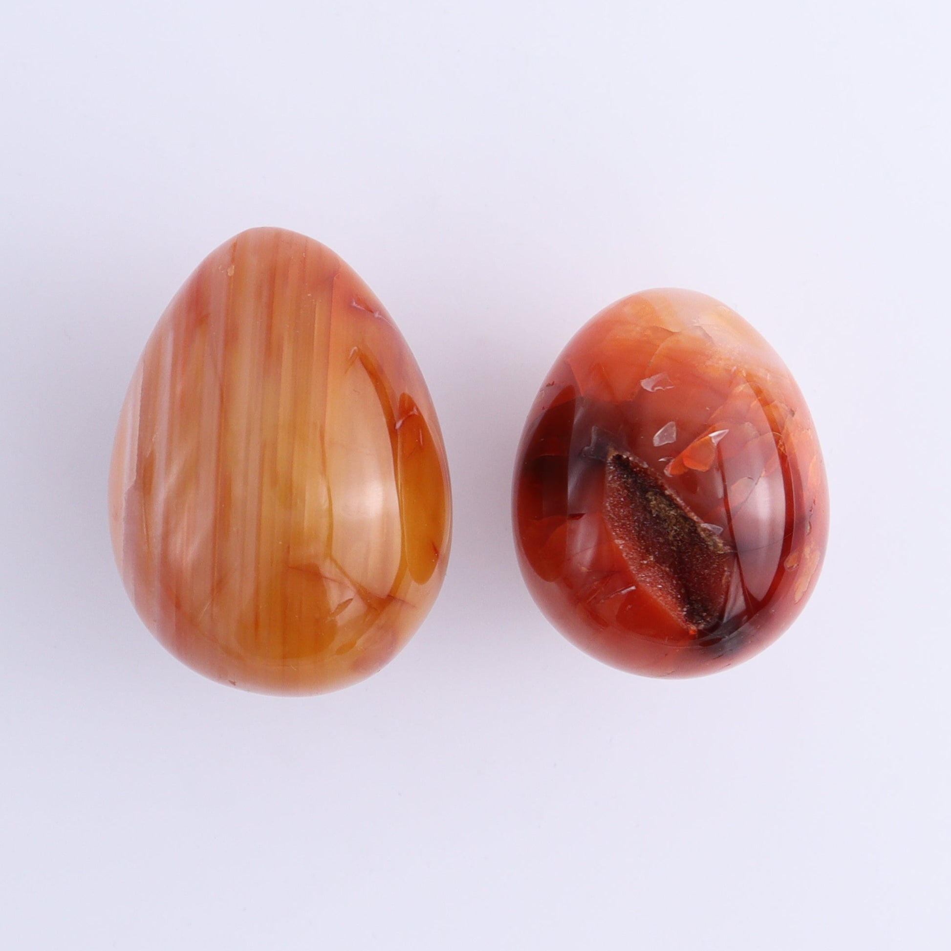 Carnelian Eggs Set of 12 - Expert Wholesale and Supplier of Wholesale Crystals & Bulk Gemstones, ["carnelian","Eggs","Madagascar"]