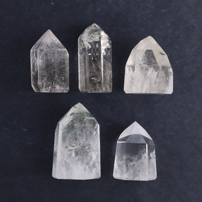 Quartz Towers Set of 5 - Expert Wholesale and Supplier of Wholesale Crystals & Bulk Gemstones, ["Quartz","Towers"]