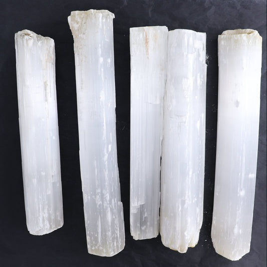 Selenite Logs Set of 5 - Expert Wholesale and Supplier of Wholesale Crystals & Bulk Gemstones, ["logs","selenite"]