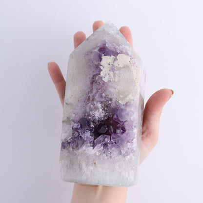 Uruguay Amethyst Towers Set of 2 - Expert Wholesale and Supplier of Wholesale Crystals & Bulk Gemstones, ["Amethyst","Towers","Uruguay"]