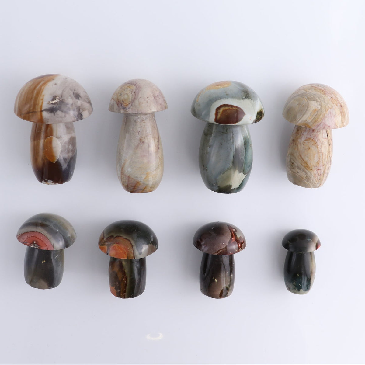 Jasper Mushrooms Set of 8