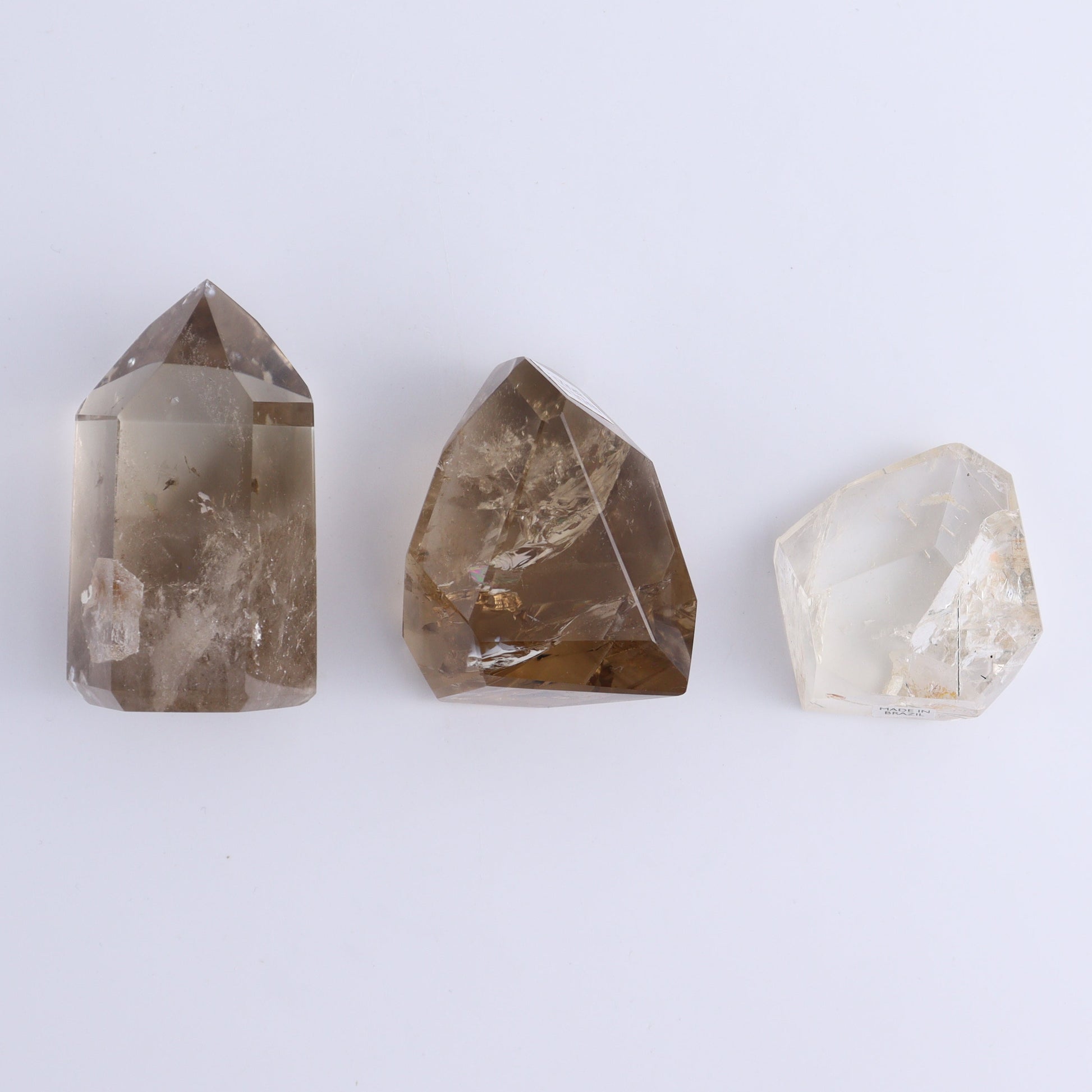 Garden Quartz Towers & Freeforms Set of 22 - Expert Wholesale and Supplier of Wholesale Crystals & Bulk Gemstones, ["Brazil","Garden Quartz","Quartz","Towers"]