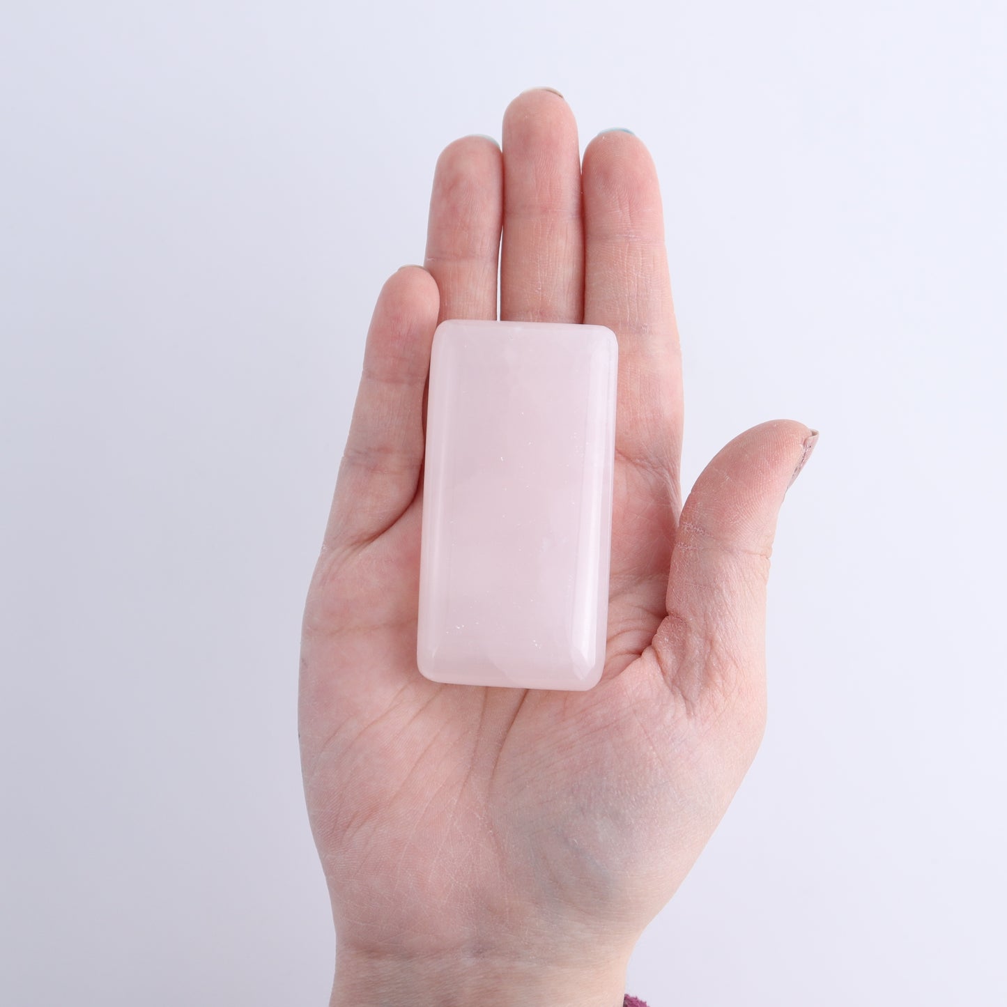 Pink Mangano Calcite Rectangles Set of 12