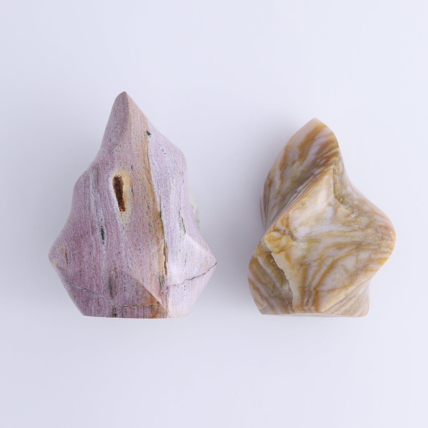 Ocean Jasper Flames Set of 5 - Expert Wholesale and Supplier of Wholesale Crystals & Bulk Gemstones, ["close_30","flames","jasper","Madagascar","Ocean Jasper"]