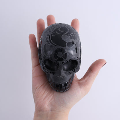 Obsidian Skulls Set of 3 - Expert Wholesale and Supplier of Wholesale Crystals & Bulk Gemstones, ["Mexico","Obsidian","Skulls"]