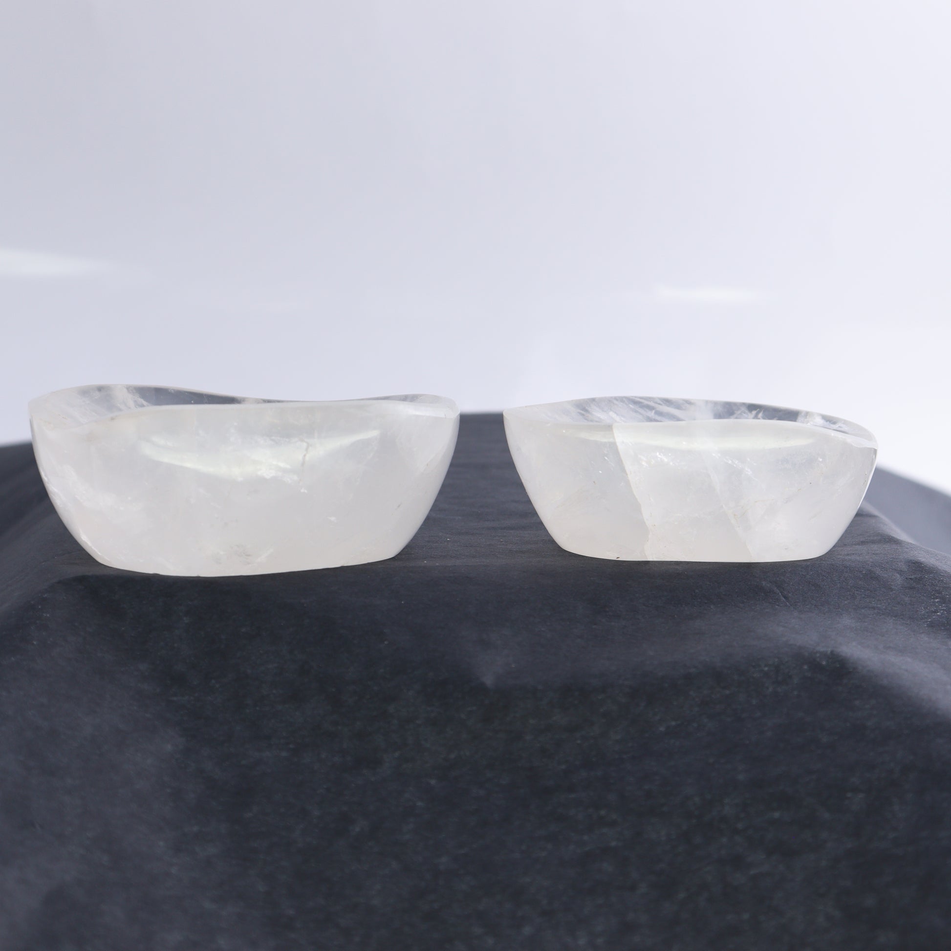 Clear Quartz Bowls Set of 5 - Expert Wholesale and Supplier of Wholesale Crystals & Bulk Gemstones, ["Bowls","Clear Quartz","Madagascar","Quartz"]