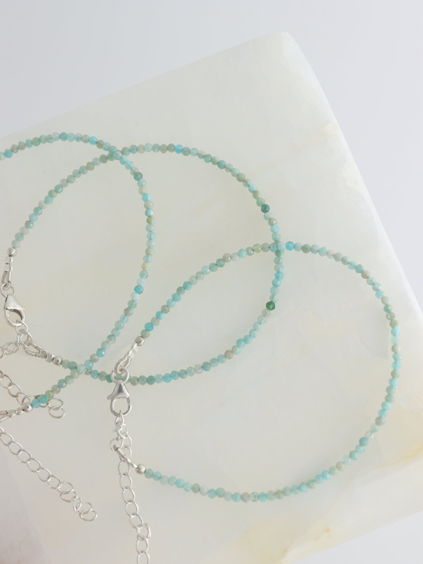 Sterling Silver Amazonite Adjustable Bracelets - Expert Supplier of Wholesale Crystals & Bulk Gemstones