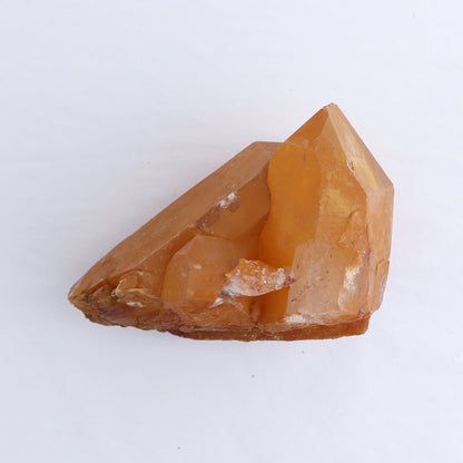 Tangerine Quartz Clusters Set of 4
