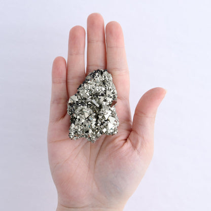 Pyrite Clusters Set of 4