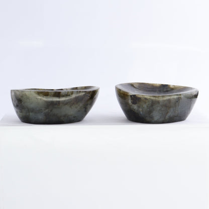 Labradorite Bowls Set of 11 - Expert Wholesale and Supplier of Wholesale Crystals & Bulk Gemstones, ["Bowls","Labradorite","Madagascar"]