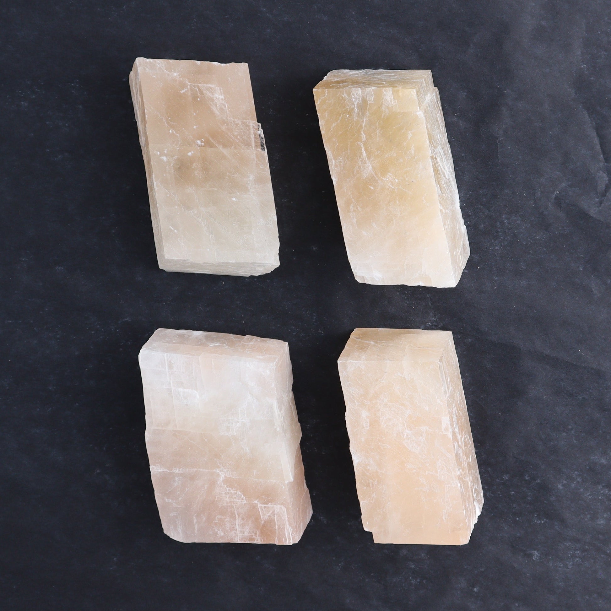 Pink Optical Calcite (Fluorescent) Set of 12 - Expert Wholesale and Supplier of Wholesale Crystals & Bulk Gemstones, ["Calcite","Mexico","Optical Calcite"]