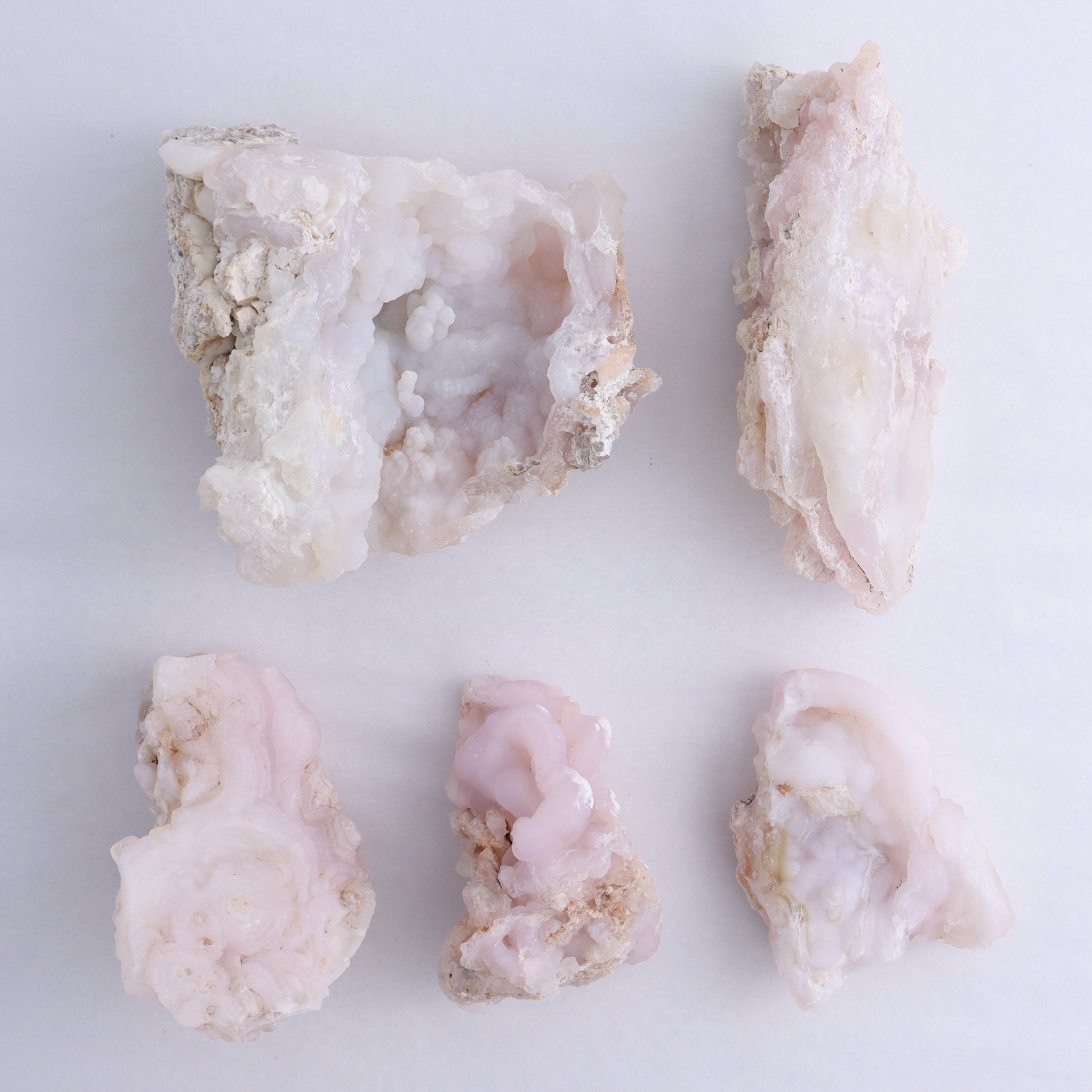 Chalcedony Set of 12 - Expert Wholesale and Supplier of Wholesale Crystals & Bulk Gemstones, ["Chalcedony","Freeforms"]