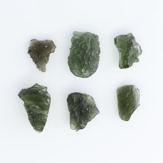 Moldavite Pieces Set of 6