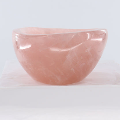 Rose Quartz Bowl - Expert Wholesale and Supplier of Wholesale Crystals & Bulk Gemstones, ["Bowls","Madagascar","Rose Quartz"]