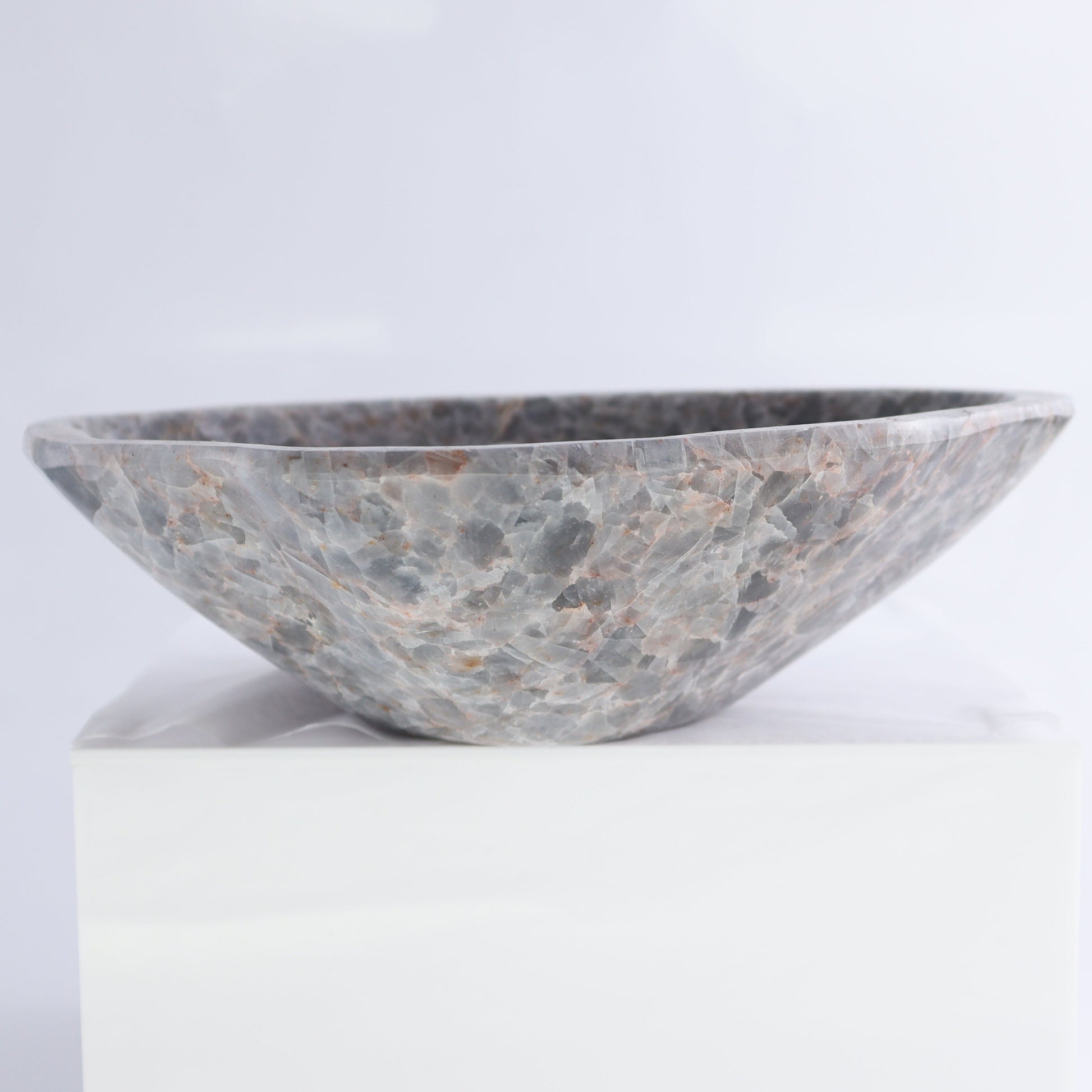Blue Calcite Bowls Set of 3 - Expert Wholesale and Supplier of Wholesale Crystals & Bulk Gemstones, ["Blue Calcite","bowl","Bowls","Calcite","Mexico"]