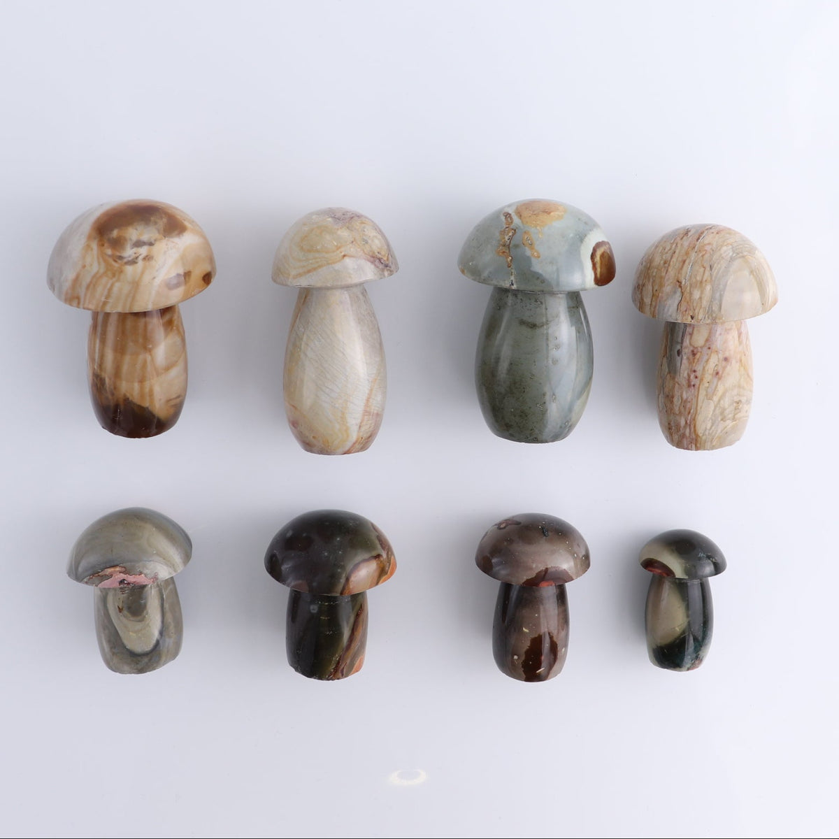 Jasper Mushrooms Set of 8