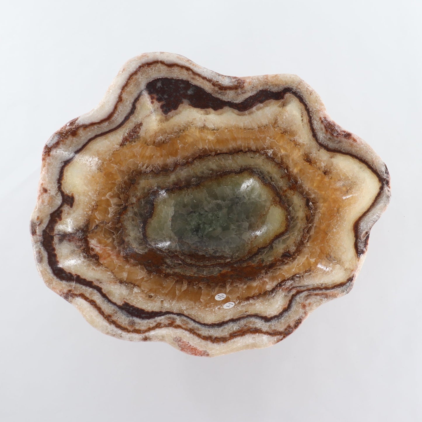 Mexican Onyx/Calcite Bowl 15"