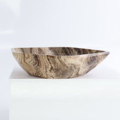 Mexican Onyx/Calcite Chocolate Bowls Set of 3