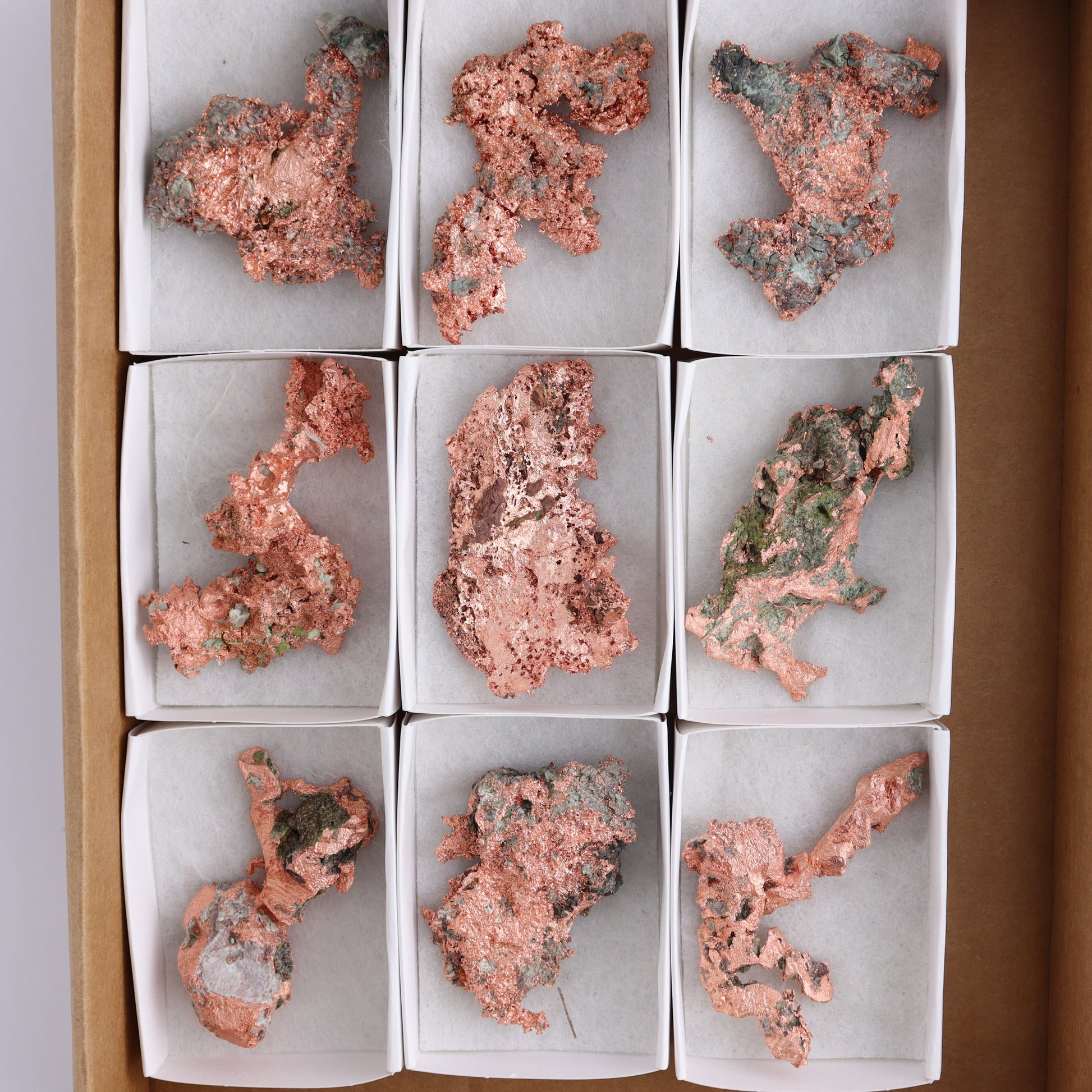 Native Copper Flat of 9 - Expert Wholesale and Supplier of Wholesale Crystals & Bulk Gemstones, ["copper","Freeforms","Native Copper","United States"]