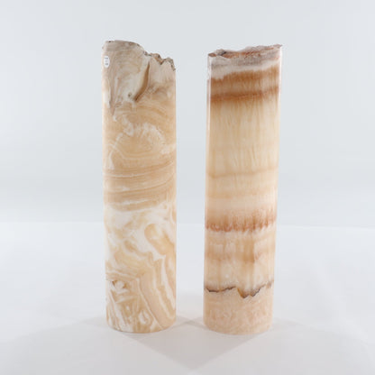 One 12" Honey Rough Top Onyx Lamp Blind