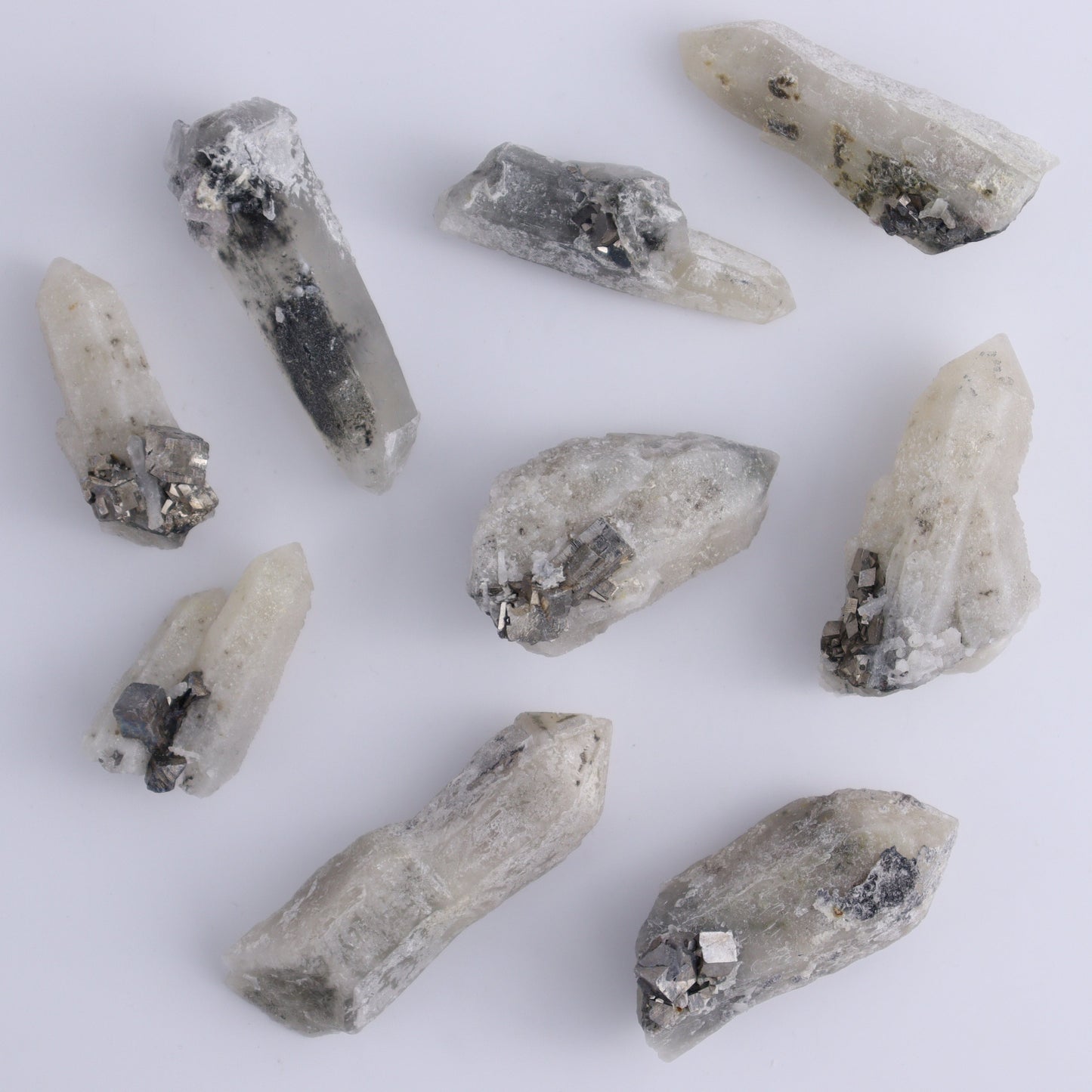 Inner Mongolia Quartz Flat Set of 20 - Expert Wholesale and Supplier of Wholesale Crystals & Bulk Gemstones, ["China","Freeform","Freeforms","Inner Mongolia","Quartz"]