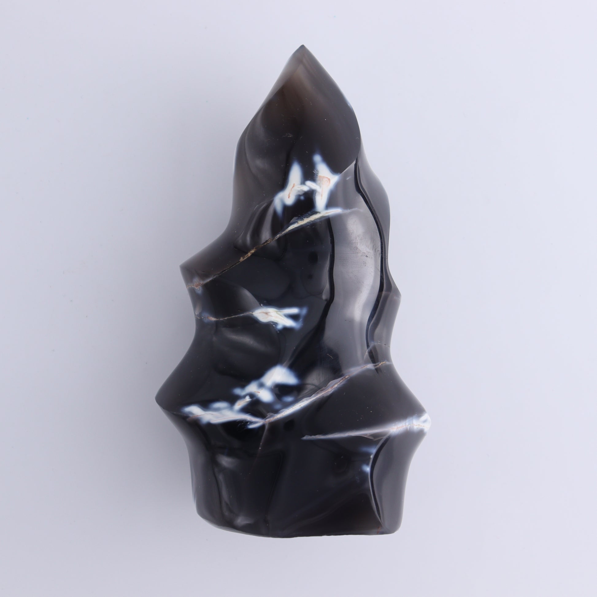 Agate Flames Set of 4 - Expert Wholesale and Supplier of Wholesale Crystals & Bulk Gemstones, ["Agate","flames","Madagascar","Orca Agate"]