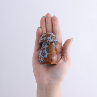 Brecciated Jasper Mushrooms Set of 12 - Expert Wholesale and Supplier of Wholesale Crystals & Bulk Gemstones, ["Brecciated Jasper","Indonesia","Mushrooms"]