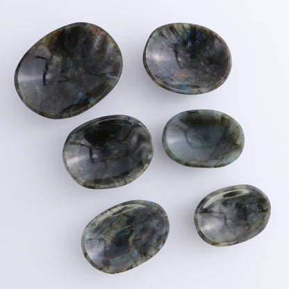 Labradorite Bowls Set of 6 - Expert Wholesale and Supplier of Wholesale Crystals & Bulk Gemstones, ["Bowls","Labradorite","Madagascar"]