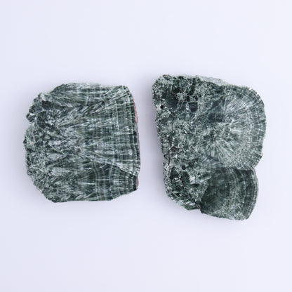 Seraphinite Slices Set of 6 - Expert Wholesale and Supplier of Wholesale Crystals & Bulk Gemstones, ["Russia","Seraphinite","Slices and Slabs"]